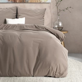 Dekbedovertrek DH Flanel Mendez - Taupe