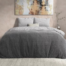 Dekbedovertrek DH Flanel Tamar - Grey