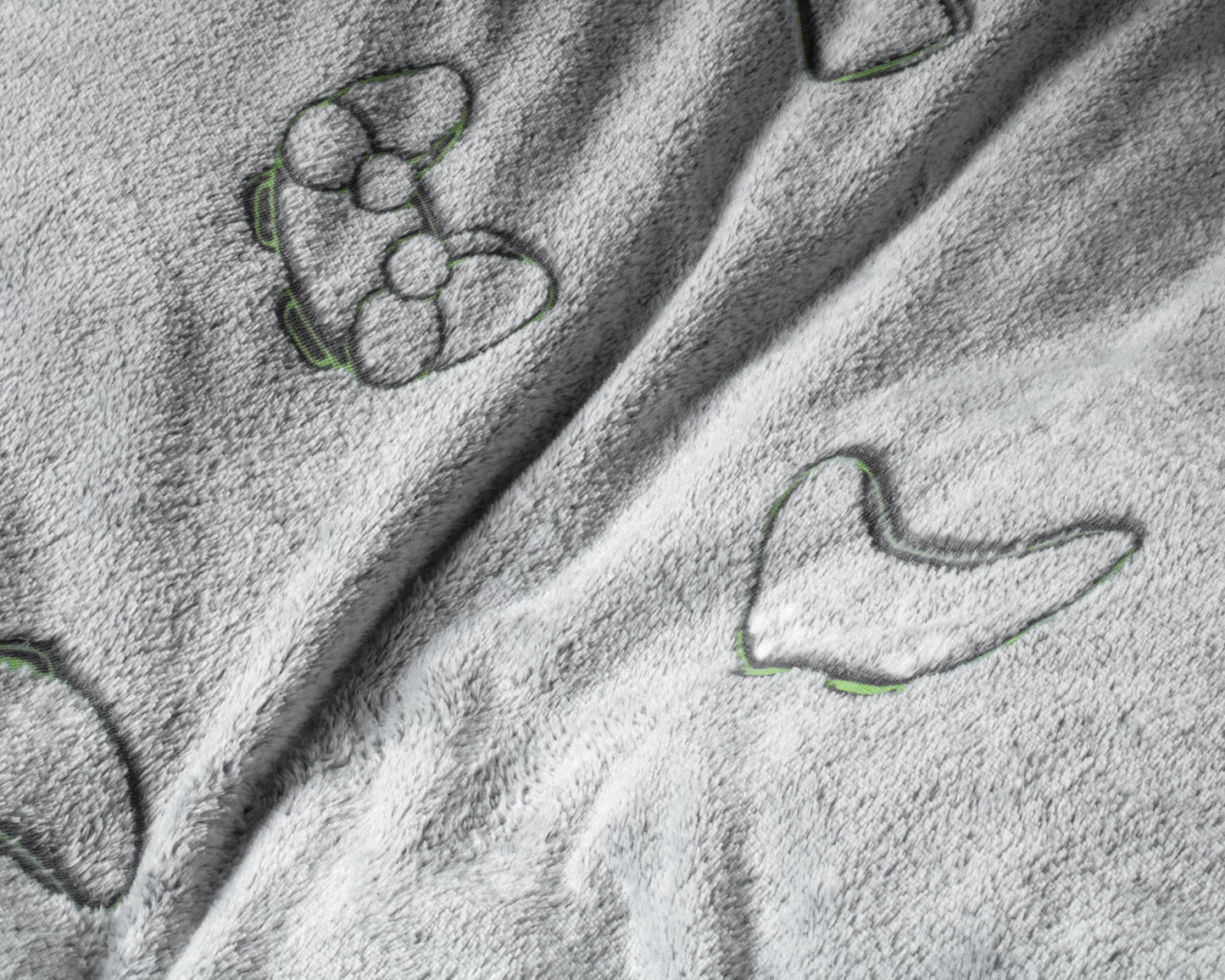 Glow in the dark Dekbedovertrek - Grijs