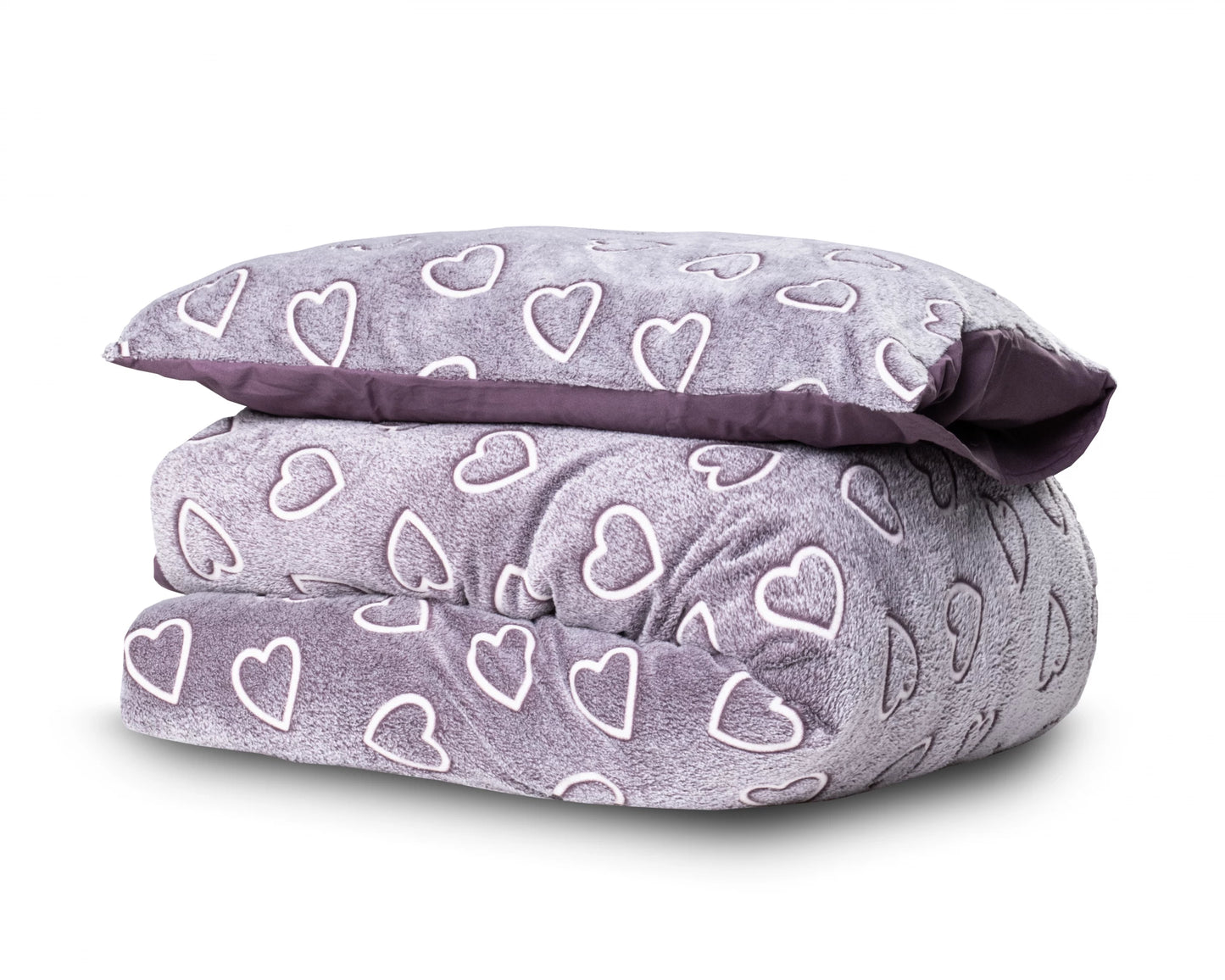 Glow in the dark dekbedovertrek - Roze