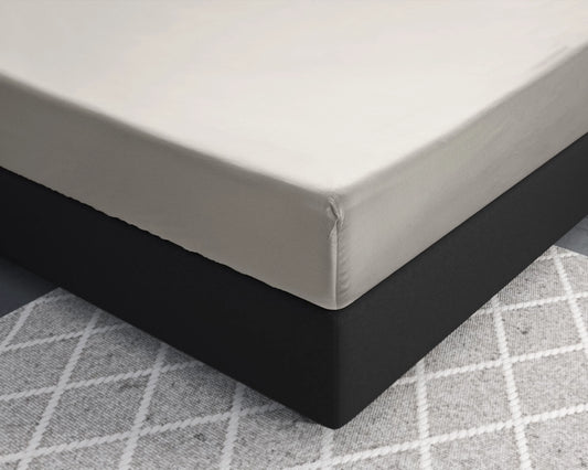 Primaviera Deluxe Katoensatijnen Hoeslaken – Creme