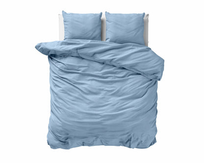 Mousseline Perkal - Sky Blauw