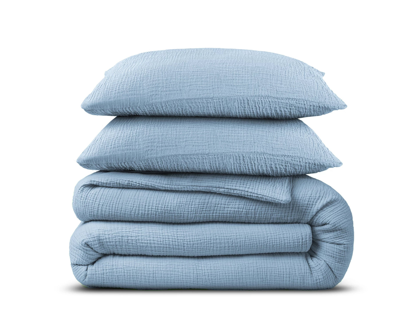 Mousseline Perkal - Sky Blauw