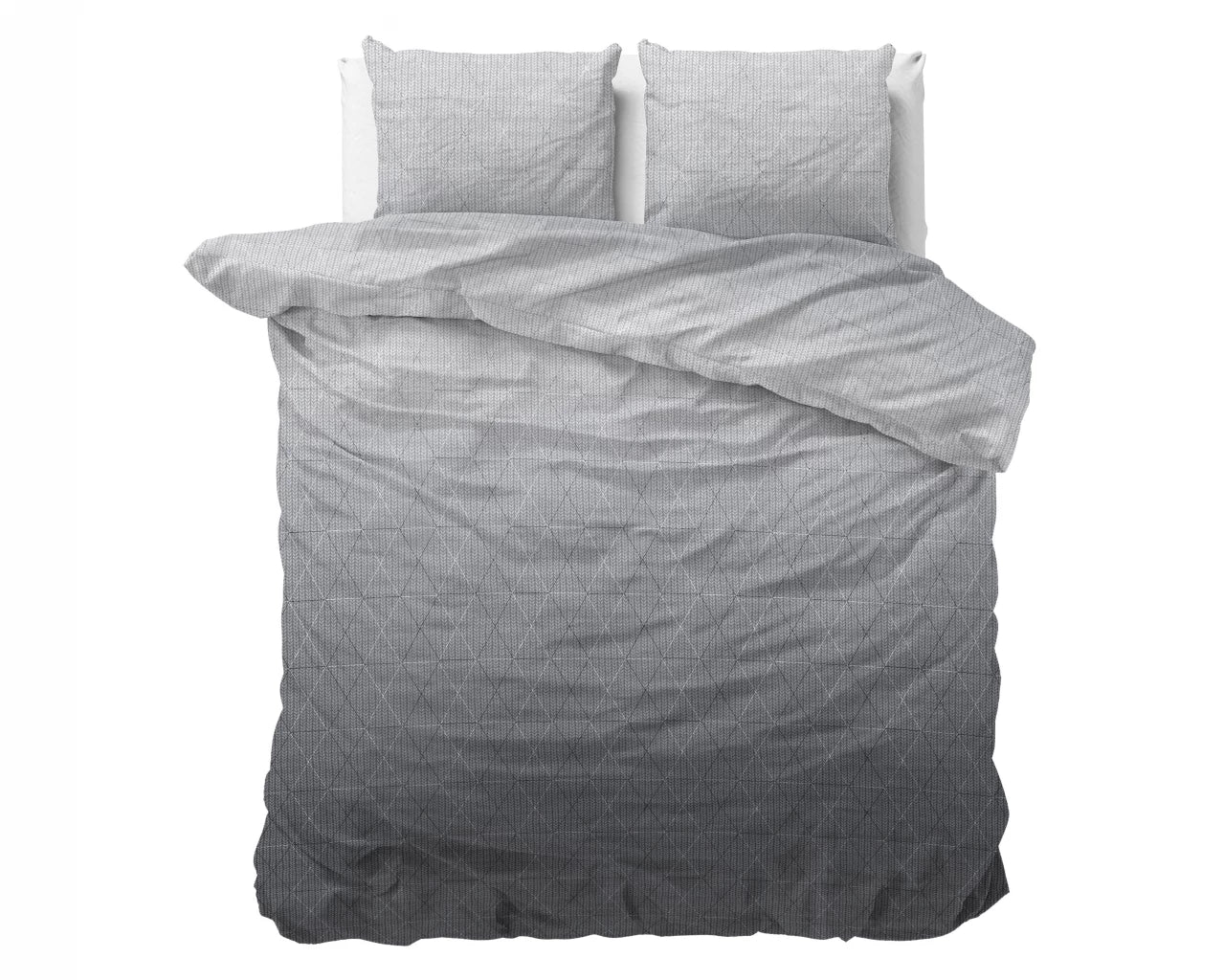Dekbedovertrek DH Flanel Quinn - Antraciet