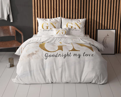 Dekbedovertrek Goodnight - Goud