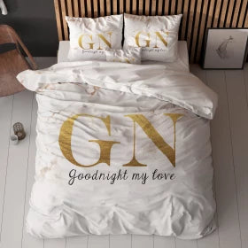 Dekbedovertrek Goodnight - Goud