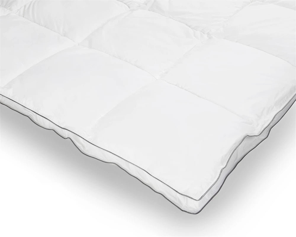 Percal Katoen Touch Enkel Dekbed Wit
