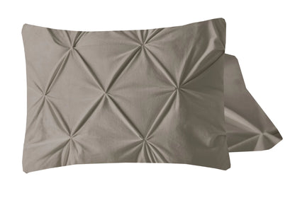 Elegant Velvet Pintuck Kussenslopen – Zand