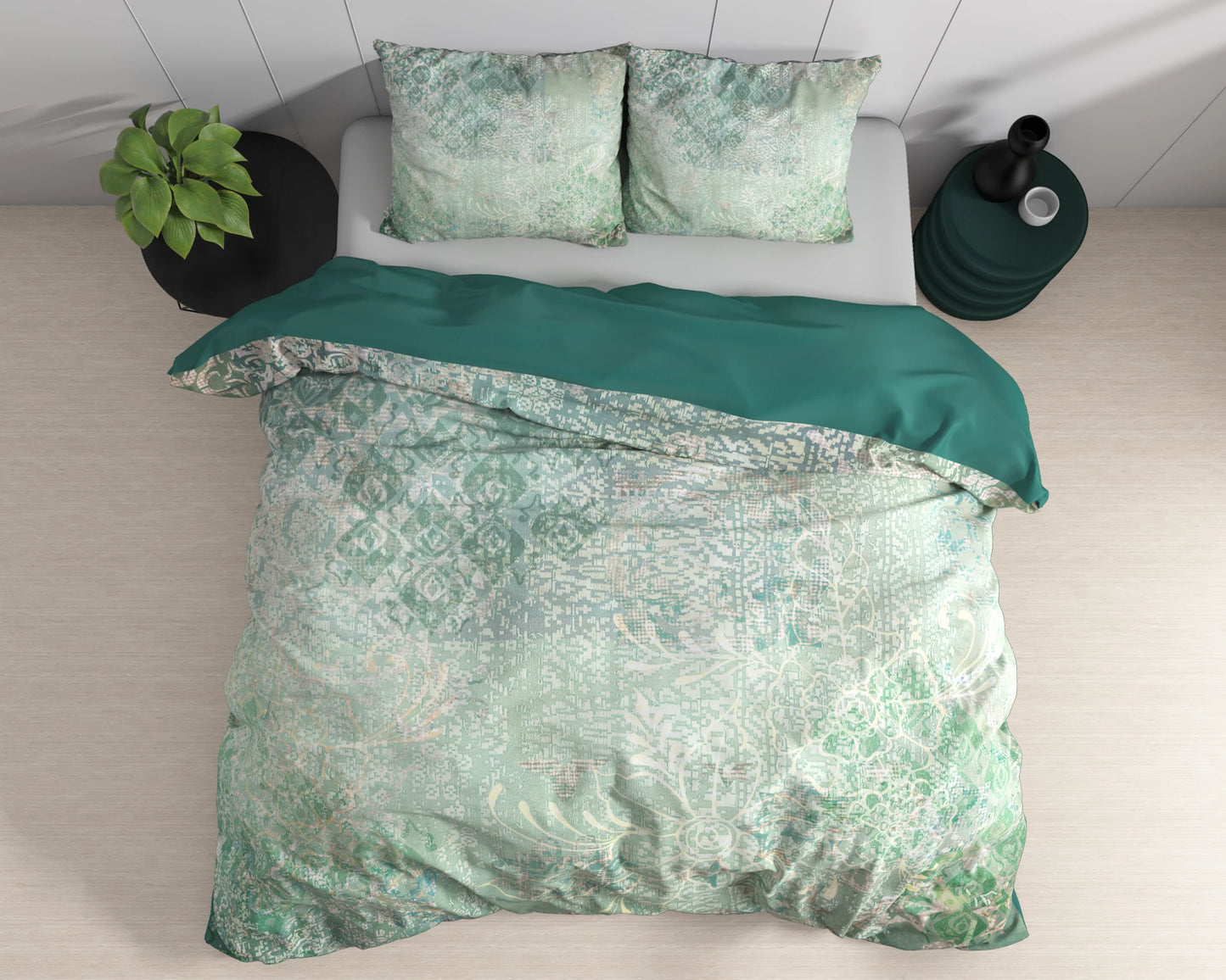 Dreamhouse Wild Dekbedovertrek- Dakar groen