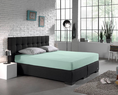 Enkel Jersey Hoeslaken - Pastel Blauw