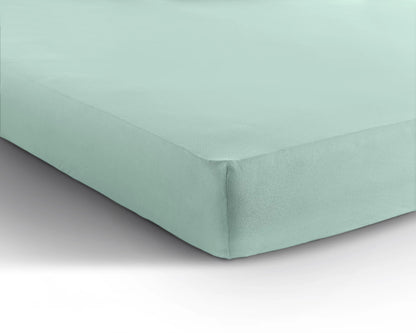 Enkel Jersey Hoeslaken - Pastel Blauw
