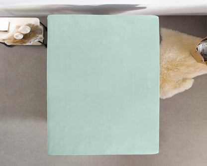 Enkel Jersey Hoeslaken - Pastel Blauw