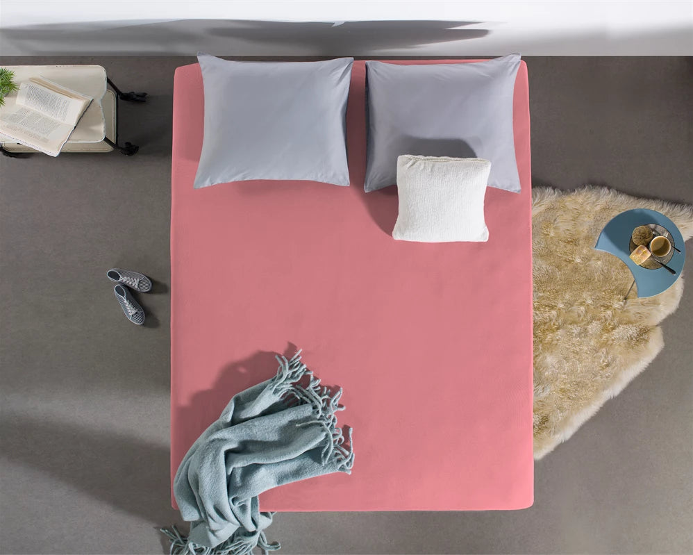 Dreamhouse Enkel Jersey Hoeslaken - Roze