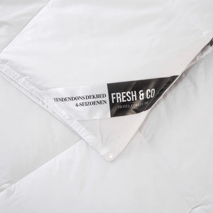 90% Eendendons Dekbed Wit 4-Seizoenen