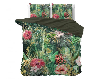 Dreamhouse Wild Dekbedovertrek-Mentha groen