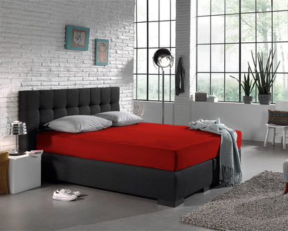 Dreamhouse Enkel Jersey Hoeslaken – Rood