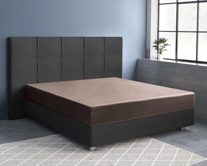 Primaviera Deluxe Katoensatijnen Hoeslaken – Taupe