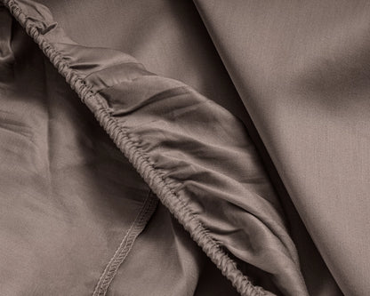 Primaviera Deluxe Katoensatijnen Hoeslaken – Taupe