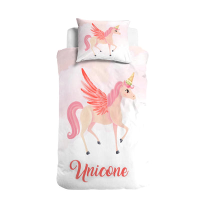 Unicone Dekbedovertrek - Roze