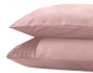 Luxe Microfiber Kussensloop met Velvet Band - Roze
